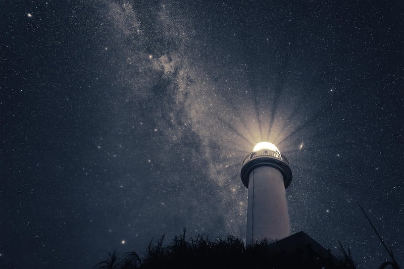 Mountain Night Sky